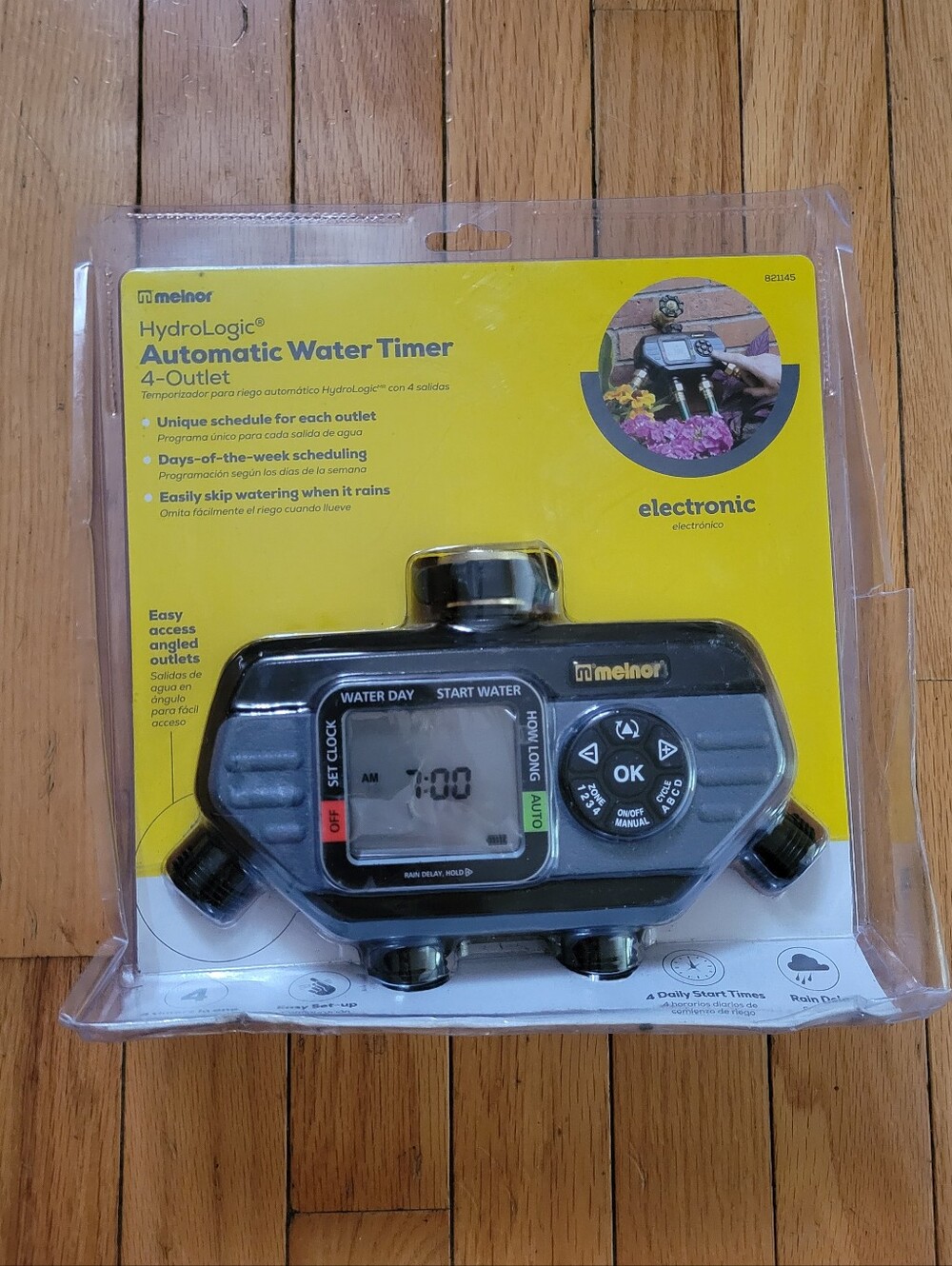 Melnor HydroLogic Automatic Water Timer 4-Outlet NEW